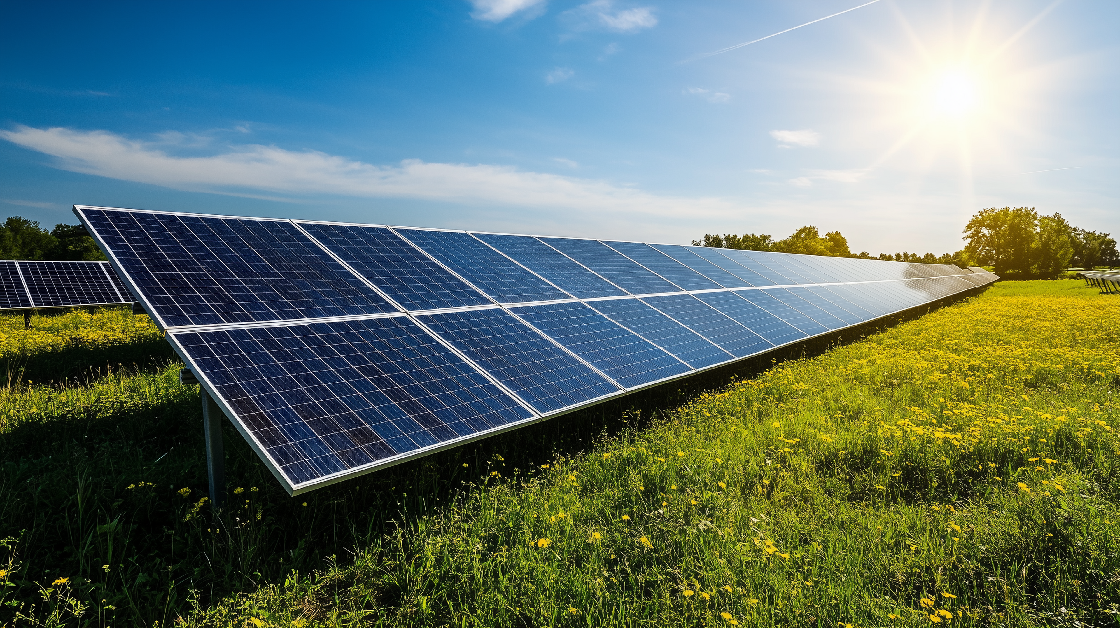 Zonnepanelen die groene stroom terugleveren in Nederland